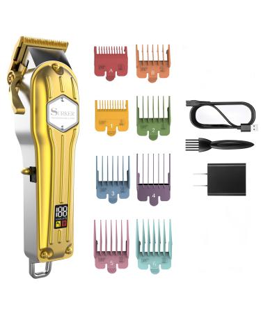 SURKER Hair Clippers for Men Trimmer for Men Hair Trimmer Beard Trimmer Barber Hair Cut Grooming Kit Machine Professional Rechargeable Cordless Quiet - Buy Online on GoSupps.com