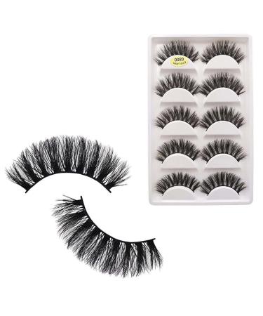 Buy Blue Vesse 5 Pairs Luxurious 3D False Eyelashes - Natural Long Eye Lashes for Stunning Makeup | International Shipping Available - Buy Online on GoSupps.com