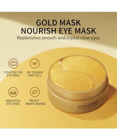 Under Eye Patches - Hydrate Moisturise Nourish& Firm Eye Masks Collagen 24K Gold Eye Patches for Puffy Eyes Dark Circles Bags and Wrinkles 30Pairs Anti-Aging Hyaluronic Acid Gold Eye Pads - Buy Online on GoSupps.com