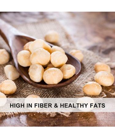 Macadamia Raw Nuts 4oz Bag - Unsalted, Natural, Non-GMO, Gluten-Free - Healthy Fat & Emergency Food - 1 Pack - Buy Online on GoSupps.com