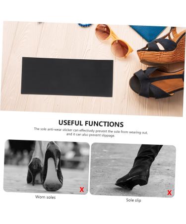 FOMIYES 6 Pairs Anti-Wear Shoe Sole Stickers | Non-Slip Pads for Men's Athletic Shoes High Heels & Baby Shoes | Durable Polyethylene Sole Accessories - Buy Online on GoSupps.com