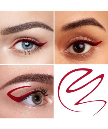 HANDAIYAN Red Liquid Eyeliner - Long Lasting, Waterproof, Highly Pigmented | Perfect Christmas Gift - Buy Online on GoSupps.com