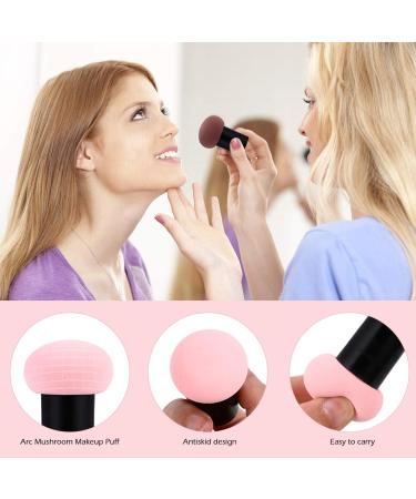 FRCOLOR 10 Pcs Mini Mushroom Head Powder Puffs - Ideal for Makeup BB Cream & Compact Application - Buy Online on GoSupps.com