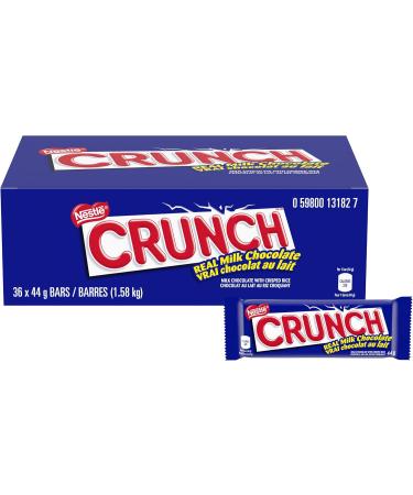 Nestle Crunch Milk Chocolate with Crisp Rice 36 X 44 Gram Net Wt (1584 Gram) 1584 Grams - Buy Online on GoSupps.com