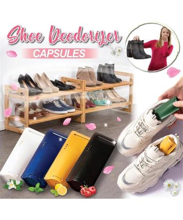 Buy Multi-Use Shoe Sneaker Deodorizer Capsules - Natural Air Freshener & Odor Absorber for Fresh Smelling Shoes - Buy Online on GoSupps.com