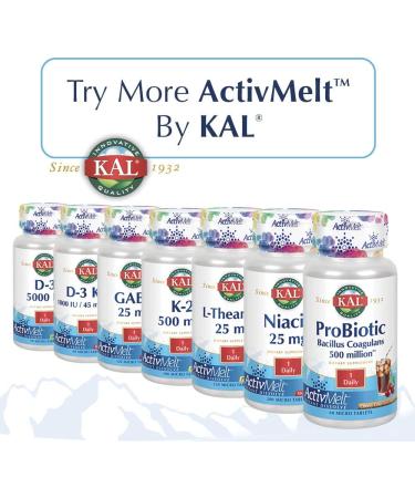 KAL B-6 B-12 Methyl Folate 60 Micro Tablets - Mixed Berry | 3mg B6, 2500mcg B12, 400mcg Folate - Buy Online on GoSupps.com