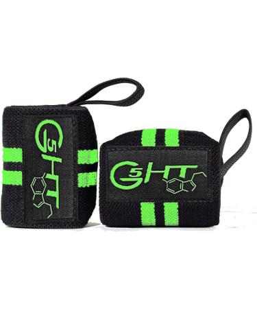 G5 HT Sport Professional Wrist Bandages for Men & Women | Premium Wrist Wraps for Bodybuilding Powerlifting CrossFit & Calisthenics | Black/Neongr n - Buy Online on GoSupps.com