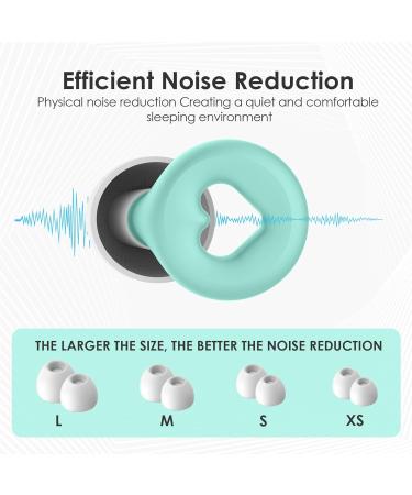 Reusable Earplugs for Sleep & Travel | Soft Noise Reduction Earplugs - Green & White - Buy Online on GoSupps.com