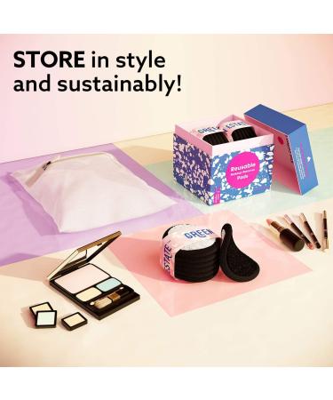Green Estate Reusable Cotton Rounds - Dual Sided Makeup Remover Pads - Ecofriendly & Washable Toner Wipes - Affordable Cosmetic Pads - Planting a Tree with Every Purchase! - Buy Online on GoSupps.com