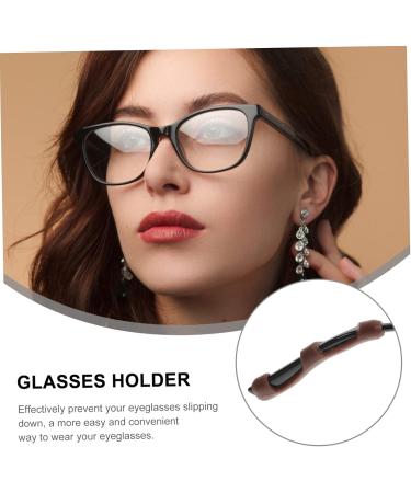 Healeved Eyeglass Temple Holder - 10 Pairs Medium Coffee Strap Connector for Sports & Safety Glasses - International Shipping Available - Buy Online on GoSupps.com