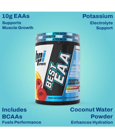 BPI Sports Essential Amino Acids EAA Powder - Pre, Intra & Post Workout Drink - BCAA Powder for Men & Women, EAA + BCAA + Hydration, Advanced Formula with 10g of EAA. (Lemon Berry) Lemon Berry 13.6 Ounce (Pack of 1) - Buy Online on GoSupps.com