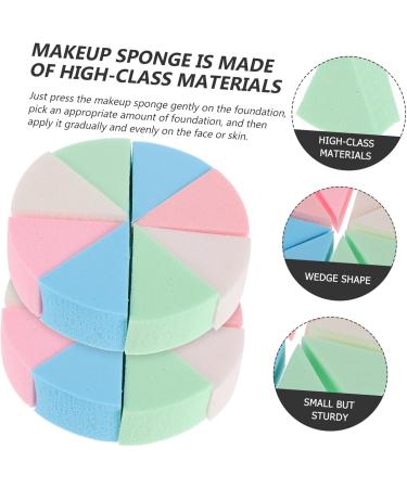 FRCOLOR 10 Sets Triangular Sponge Touch Makeup Foundation Sponge Makeup Blender Sponge Body Tool Powder Puff Makeup Tool Wet and Dry Touch Emulsion - Buy Online on GoSupps.com