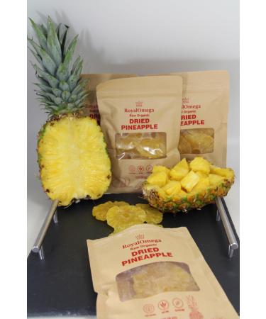 Dried Organic Pineapple | Rich in Antioxidants & Taste | Chewy Snack