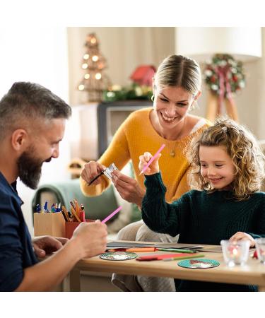 Sunflower Gnome Diamond Painting Coasters Set with Holder - DIY Spring Summer Decor for Kids & Adults - Buy Online on GoSupps.com