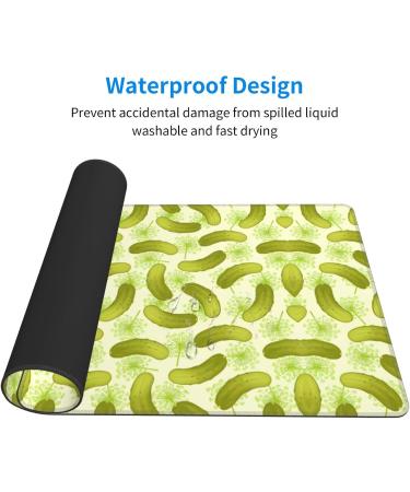 Mousepad - Large Gaming Mouse Pad with Thickened Comfort - Strong Adhesion Durability Suitable for Office Study 16x29.5 in Sushi Dill Pickles - Buy Online on GoSupps.com