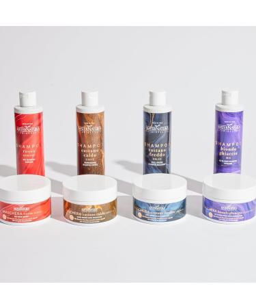  Maternatura Maternatura Liquorice Cold Brown Mask Toning Mask Ideal for Cold Shades Organic Beauty Routine for Cold Brown Hair - 200 ml - Buy Online on GoSupps.com