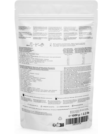 nutri + Protein and Carbohydrate Powder 1000g - Neutral Taste - Vegan Weight Gainer for Weight Gain - Mass Gain - Buy Online on GoSupps.com