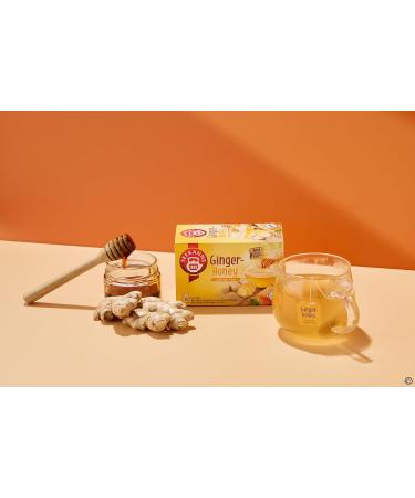 Teekanne World of Ginger and Honey Herbal Infusion Tea with Apple Orange Peels and Honey 20 Teabags - Buy Online on GoSupps.com