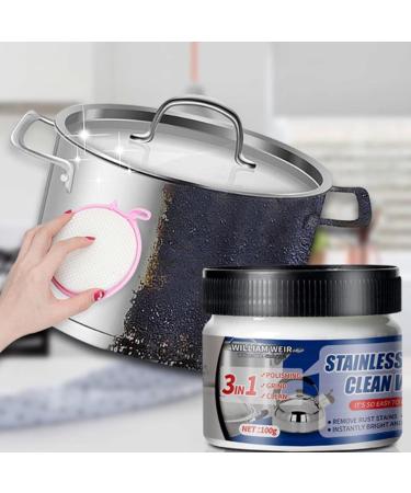 10 Metal Polishing Wax | Stainless Steel Cleaning Wax Stain Removal | Scratch Rust Remover and Cleaner Long Lasting Shine 100g Dtt 10 Pcs 100g - Buy Online on GoSupps.com