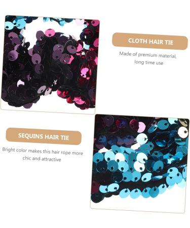 PRETYZOOM Hair Accessories for Kids Sequins Hair Rope Ponytail Hair Scrunchies for Womens Hair Mermaid Scrunchies Mens Hairband Mermaid Hair Tie Mens Ties Christmas Bracket Child Multi-colored - Buy Online on GoSupps.com