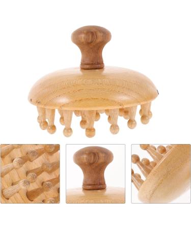 Division Wood Scalp Massage Comb - Relaxation Shampoo Scrubber Brush & Multifunctional Hair Tool - Buy Online on GoSupps.com