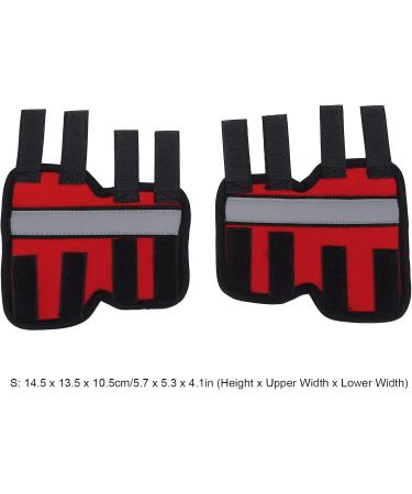 EVTSCAN 1 Pair Supportive Dog Leg Braces Reflective Designed Dog Front Leg Protector for Injury/Sprains/Instability/Anthritis(M-red) M Red - Buy Online on GoSupps.com