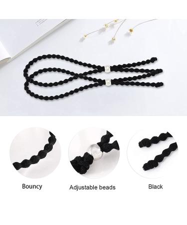 Extra Long Natural Hair Ties for Women Girls | Thick Braided Curly Hair Accessories | No-slip 4.7 Inch | Pack of 4 - Buy Online on GoSupps.com