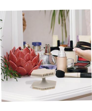 SOESFOUFU Face Brush Facial Cleansing Brush Exfoliator Face Washer Brush Facial Wash Brush Face Scrubber Facial Brush Face Cleansing Brush Double Head Silica Gel Cleaning Brush 6.50X6.50X4.00CM Grey - Buy Online on GoSupps.com