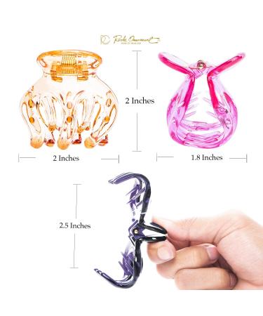 High-Quality RC ROCH 6 Pumpkin Clamp Octopus Spider Hair Clip - Transparent Medium Claw for Women - Buy Online on GoSupps.com