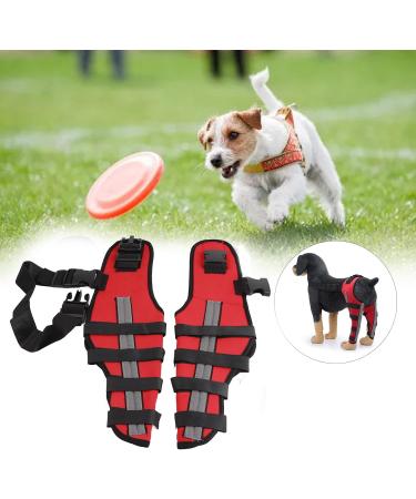 Dog Knee Brace Adjustable Dog Leg Brace Double Rear Leg Brace Elastic Shockproof Dog ACL Brace CCL Brace Hind Leg Pet Knee Pads with Reflective Strips for Pets and Dogs (M) Medium - Buy Online on GoSupps.com