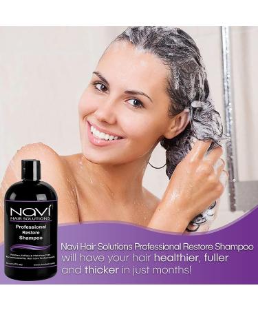 Navi Professional Strength Hair Loss Shampoo - DHT Blocker with Biotin, Keratin, Vitamin E - Paraben & Sulfate Free - Hair Regrowth for Men & Women - 16 oz - Buy Online on GoSupps.com