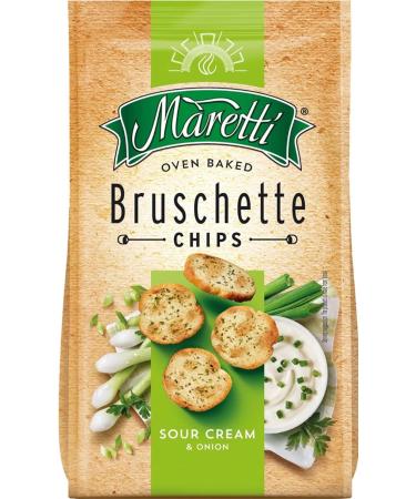 Maretti Bruschette Chips 70g (Sour Cream and Onion Pack of 7) - Buy Online on GoSupps.com