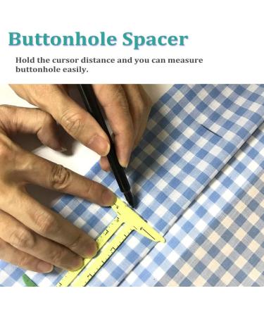 BigTeddy 5-in-1 Handy Sliding Sewing Gauge for Quilting - T-Gauge, Hem Gauge, Seam Allowance, Buttonhole Spacer, Circle Compass - Buy Online on GoSupps.com