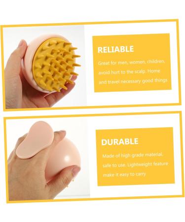 Frcolor 10 StK Shampoo Massage Brush - Silicone Scalp Peeling Tool for Healthy Hair Care | International Shipping Available - Buy Online on GoSupps.com