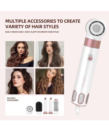 5-in-1 MIEARA Hot Air Styler Hair Dryer Brush - Negative Ionic Technology for Volumizing and Drying - Buy Online on GoSupps.com