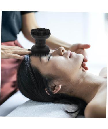 Kombiuda 1PC Bathing Brush & Scalp Massager - Home Hairbrush for Face & Body | Black 8.5x7x7cm | Premium Hair Cleaning & Massage Device - Buy Online on GoSupps.com