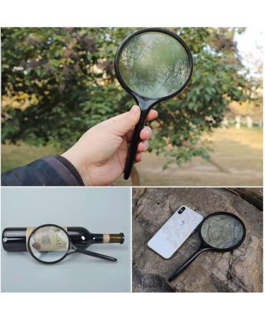 Glass with Light Handheld Glass 5 Times HD Old Man Reading Book Reading Students Explore Nature 100mm 2X 4X 25x Lightweight Handheld Glass Made in China - Buy Online on GoSupps.com