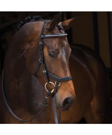 Horseware Rambo Micklem Diamante Competition Bridle Black Small Horse