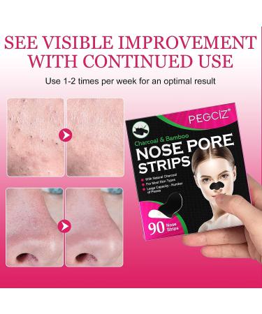 AGETITY Nose Strips 90 Pcs - Blackhead Remover for Women - Deep Cleansing Pore Strips - Buy Online on GoSupps.com