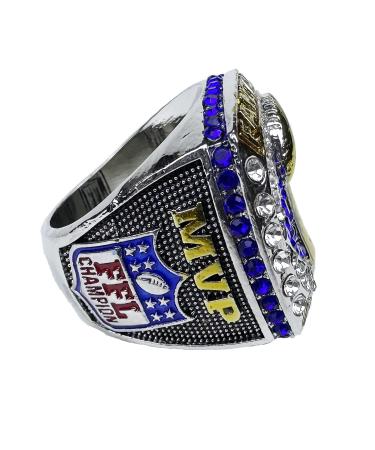 Maysports Fantasy Football Championship Ring - FFL Ring with Display Box