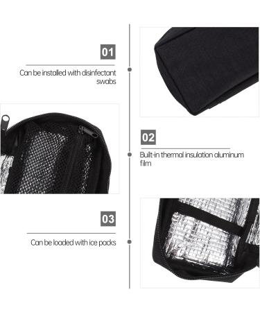 DOITOOL Insulin Cooler Travel Case - Portable Diabetic Medicine Storage Bag for Home & Outdoor Use - Black - Buy Online on GoSupps.com