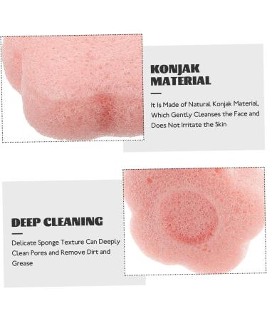 POPETPOP Cleansing Sponge Sponges Plant Face Cleansing Sponge Facial Cleansing Sponge Face Cleaning Sponge Sponge Face Exfoliating Sponge for Face Shell - Buy Online on GoSupps.com