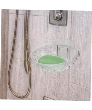 Ciieeo 8 Pcs Transparent Soap Box House Draining Dish Rack Soap Dish with Drain Soap Rack Soap Holder for Shower Wall House Draining Dish Bar Soap Holder Plastic Household Drain Rack - Buy Online on GoSupps.com