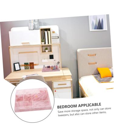 Beavorty 1Pc Tweezers Storage Box Holder Make up kit lash Tool Beauty Tools Lashes Tweezers lash Cluster Tweezers lash Tweezers Vessel Tools Tweezers for Lashes Acrylic Makeup Eyelash 30x28cm Pink - Buy Online on GoSupps.com
