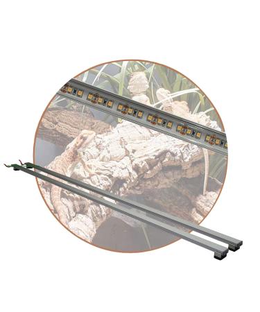 AQUARIUM PL DERHAUSEN Terrarium LED lighting desert reptiles plants LED 70 cm Set2 light bars