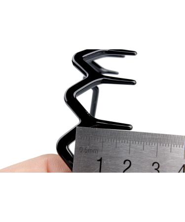 KALIYOTO Set of 2 Black Plastic Sharks Tooth Hair Comb Headband - Zig Zag Design - Buy Online on GoSupps.com