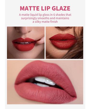 INTEROOKIE Mist Matte Liquid Lipstick Women Christmas Makeup Moisturizes & Lasts Long (02#) - Buy Online on GoSupps.com