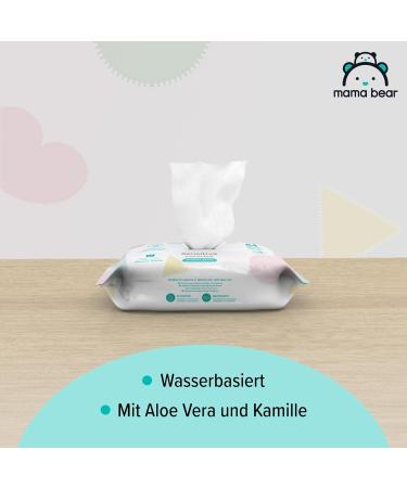 Amazon Brand Mama Bear Sensitive Baby Wipes - Unscented 768 Count (12 Packs of 64) - Gentle & Hypoallergenic Baby Wipes for Sensitive Skin - Buy Online on GoSupps.com