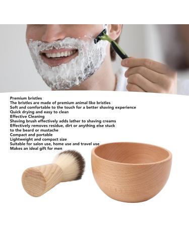 Premium Animal Hair Imitation Shaving Brush Set - Durable Quick Drying & Easy to Clean - Perfect Gift for Men - Buy Online on GoSupps.com