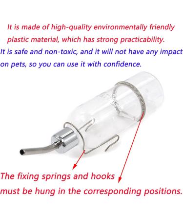 Semetall Hanging Water Feeder 350ml - Ideal for Birds, Hamsters, Guinea Pigs, Chinchillas & Small Animals - Buy Online on GoSupps.com